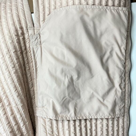 Theory Size Small Puffer Jacket Light Dusty Rose Quilted - Picture 5 of 9